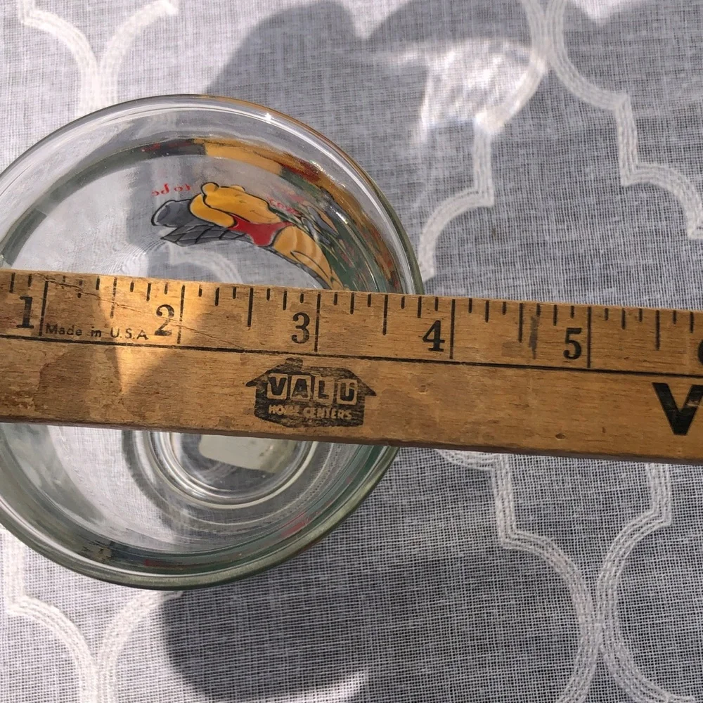 Vintage DISNEY WINNIE THE POOH Anchor Hocking coffee mug whimsical